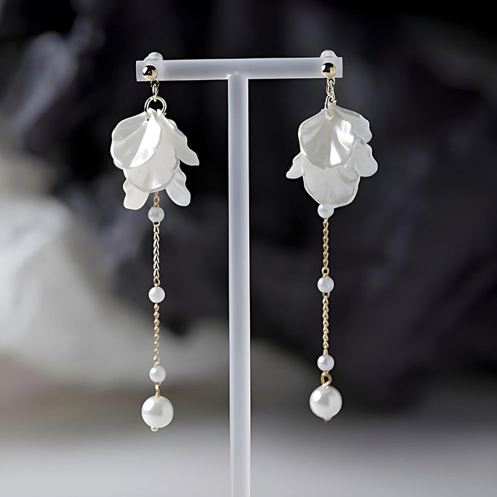 Floral Leaf Drop Earrings Kalsten