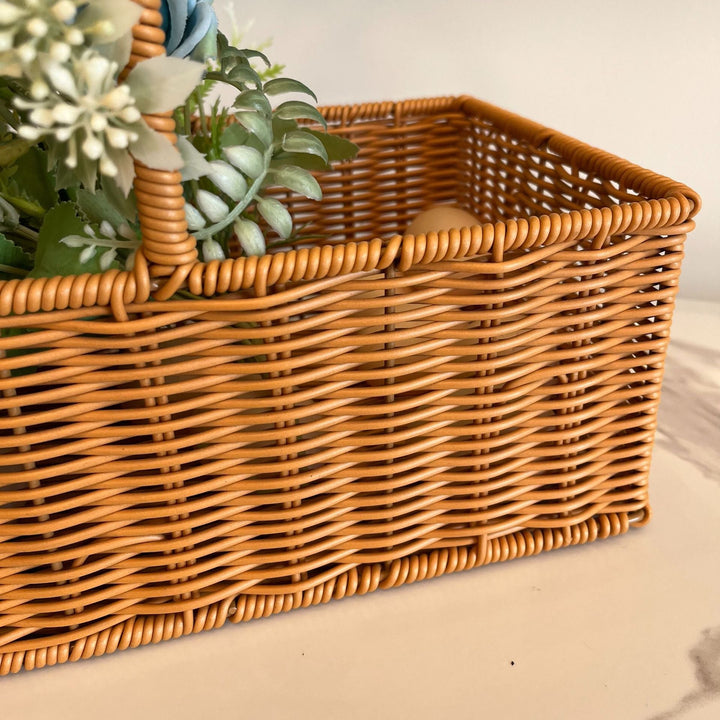 Women Handwoven Basket with Elegant Handle Kalsten