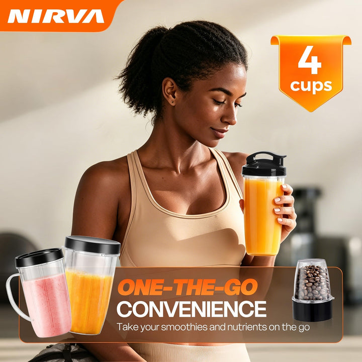 High-Power Multi-Functional Electric Blender with Chopper and Juicing Attachments Kalsten