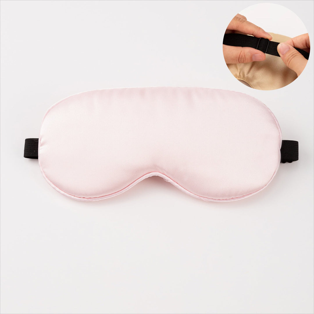 Unisex nan ergonomic sleep mask with adjustable elastic band and soft satin surface Kalsten