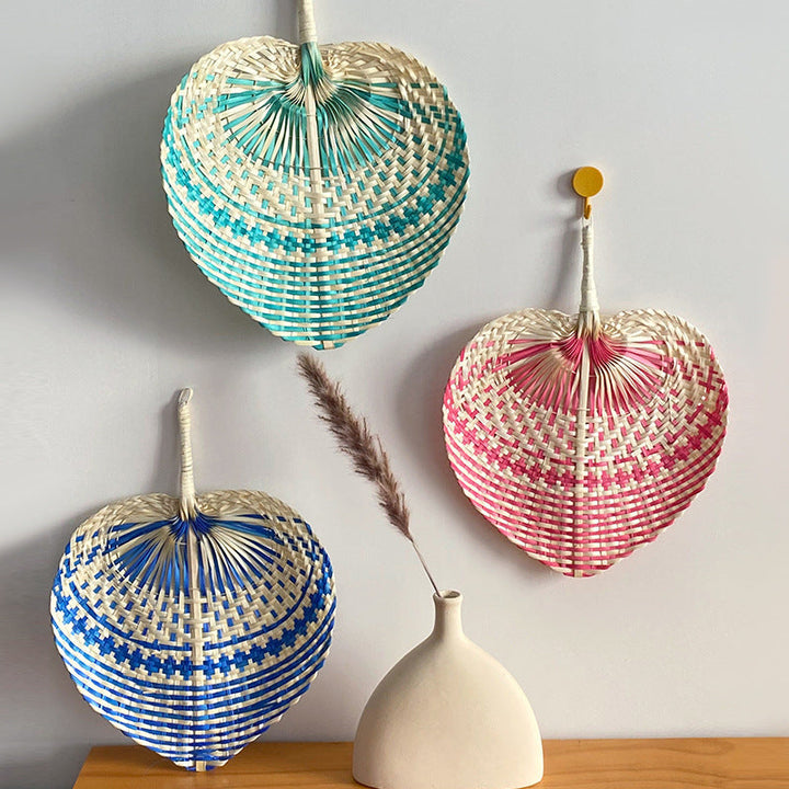 Ladies handcrafted fan made from sustainable materials Kalsten