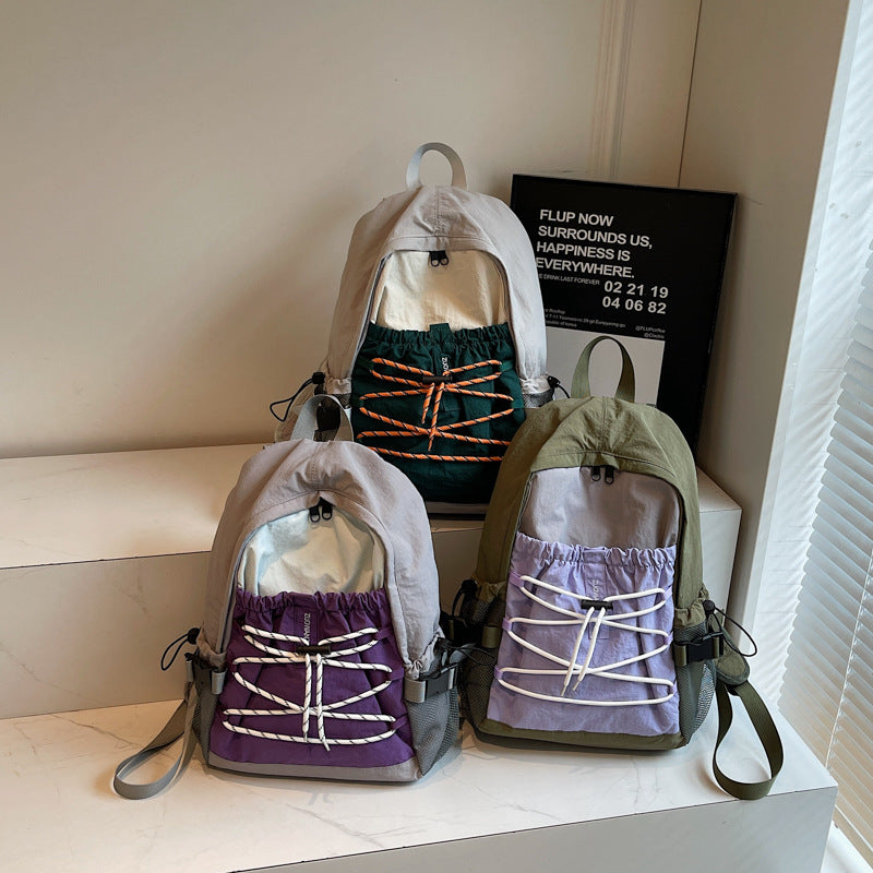 Stylish Leisure Backpack With Practical Outer Pockets Kalsten