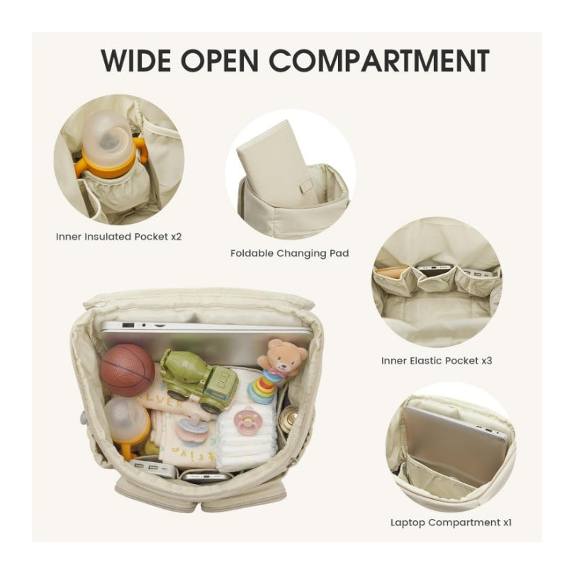 Multifunctional backpack with insulating compartments Kalsten