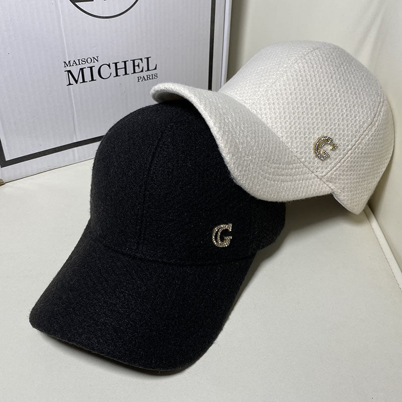 Women's Elegant Wool Blend Baseball Cap Kalsten