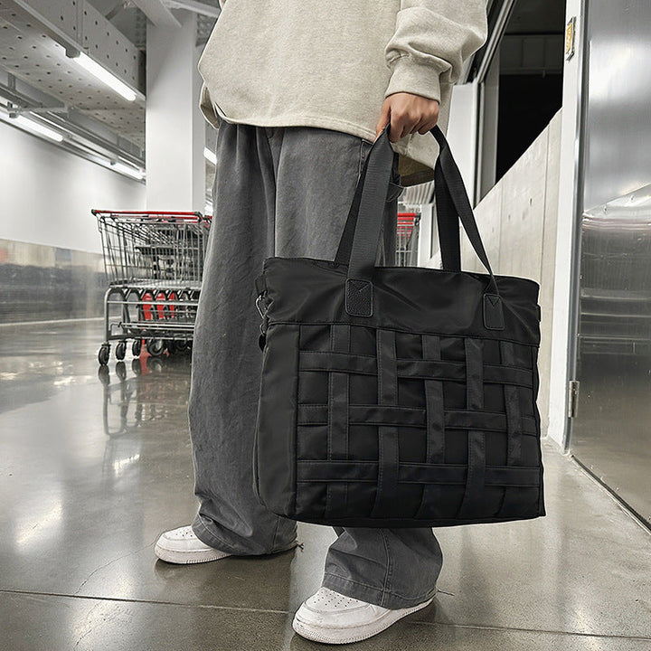 Multifunctional Travel Bag With Woven Surface Kalsten