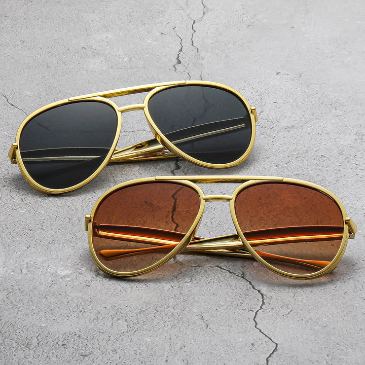 Men's Premium Metal Frame Aviator Sunglasses Kalsten