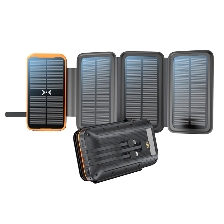 Solar Power Bank with Wireless Charging Function by Kalsten
