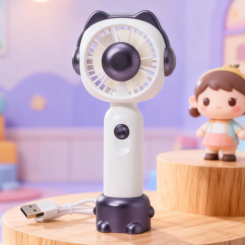 Women Portable Table Fan in Playful Bear Design Kalsten