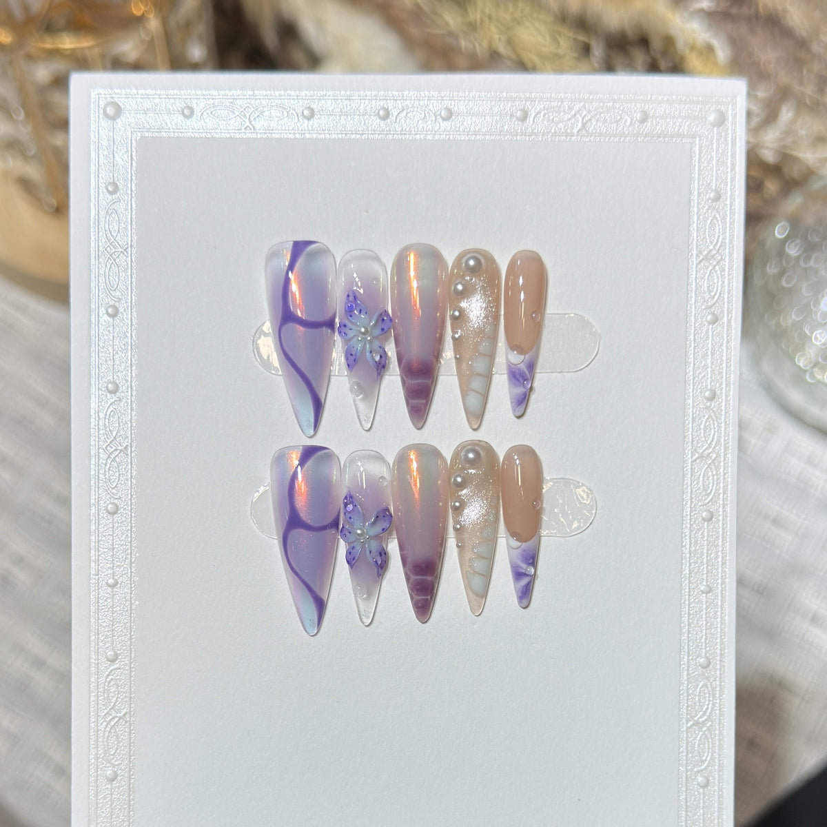 Reusable Press-On Nail Set Acalora