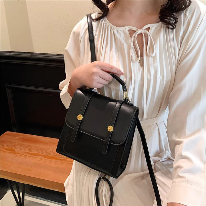 Textured Vegan Leather Satchel Kalsten