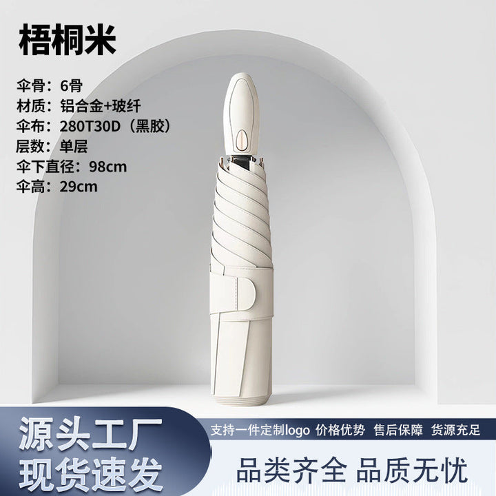 Ladies Automatic Compact Umbrella with Ergonomic Handle Kalsten