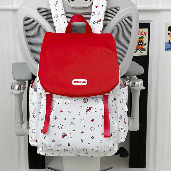 Cute Character-Printed School Backpack
