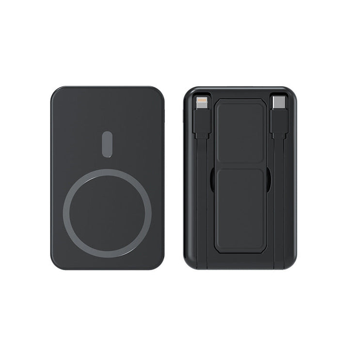 Magnetic portable charger with integrated cable Kalsten