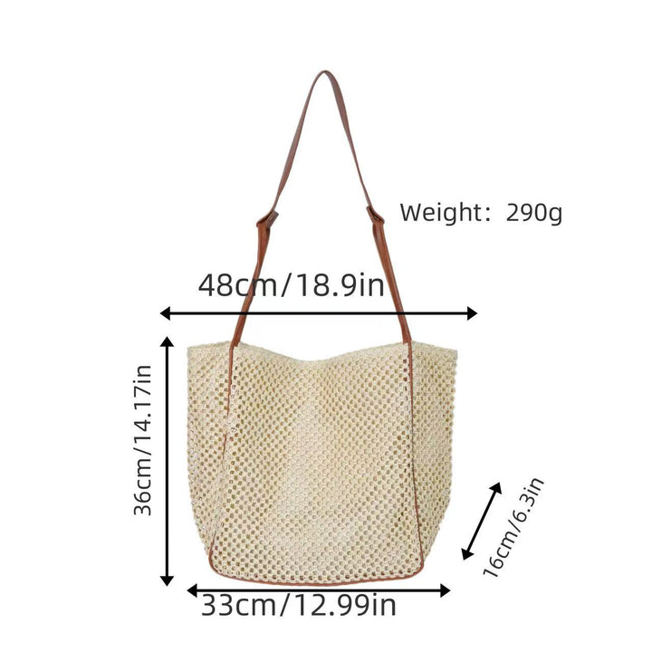 Natural raffia shoulder bag Kalsten