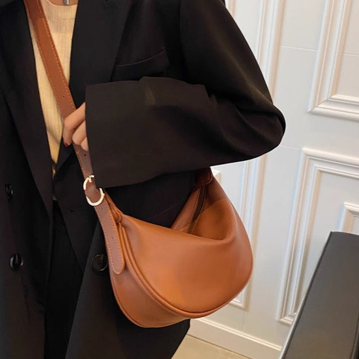 Elegant Curved Shoulder Bag Kalsten