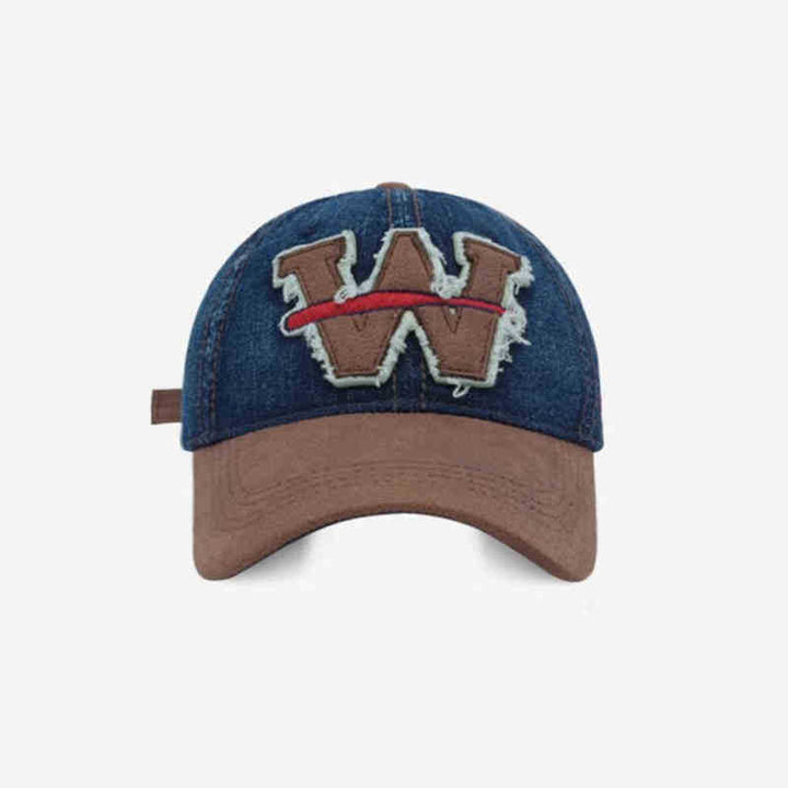 Men's Distressed Denim Baseball Cap Kalsten