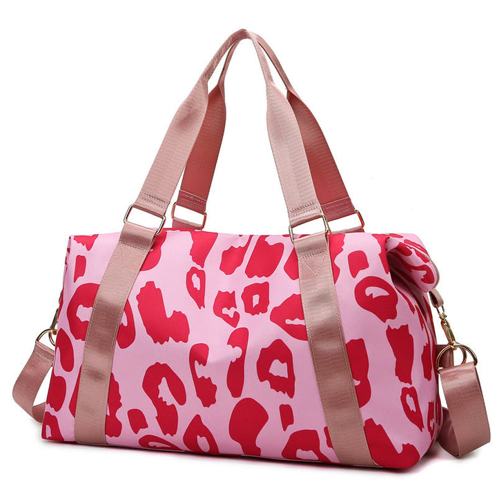 Sporty Tote Bag with Elegant Leopard Pattern Kalsten
