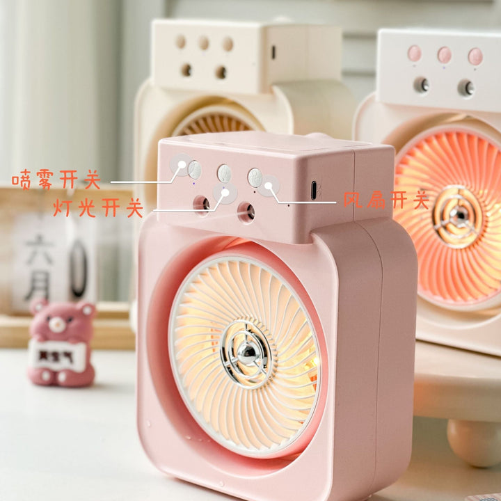 Women Portable Mini Table Fan with USB Connection Kalsten