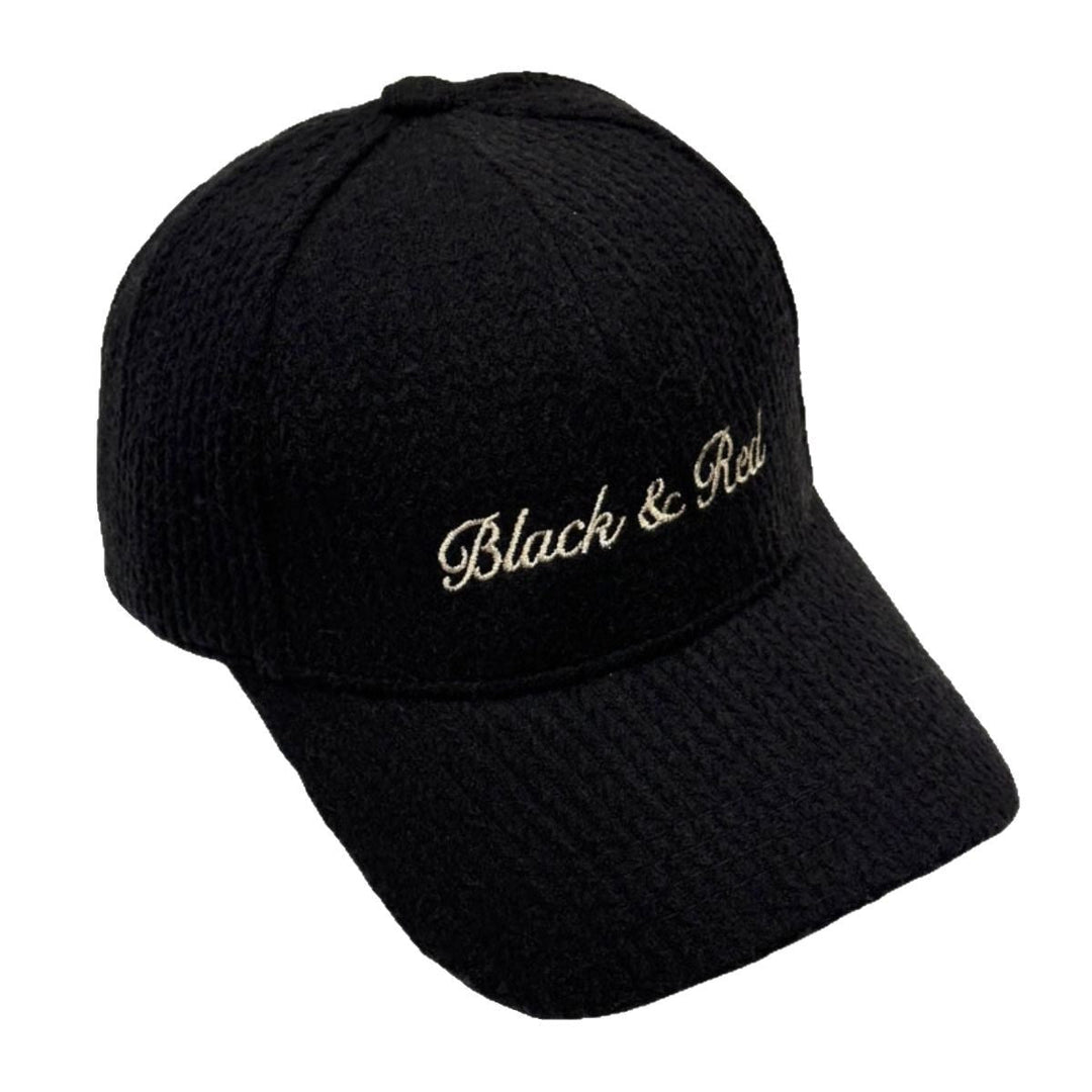 Women's Textured Knitted Baseball Cap Kalsten