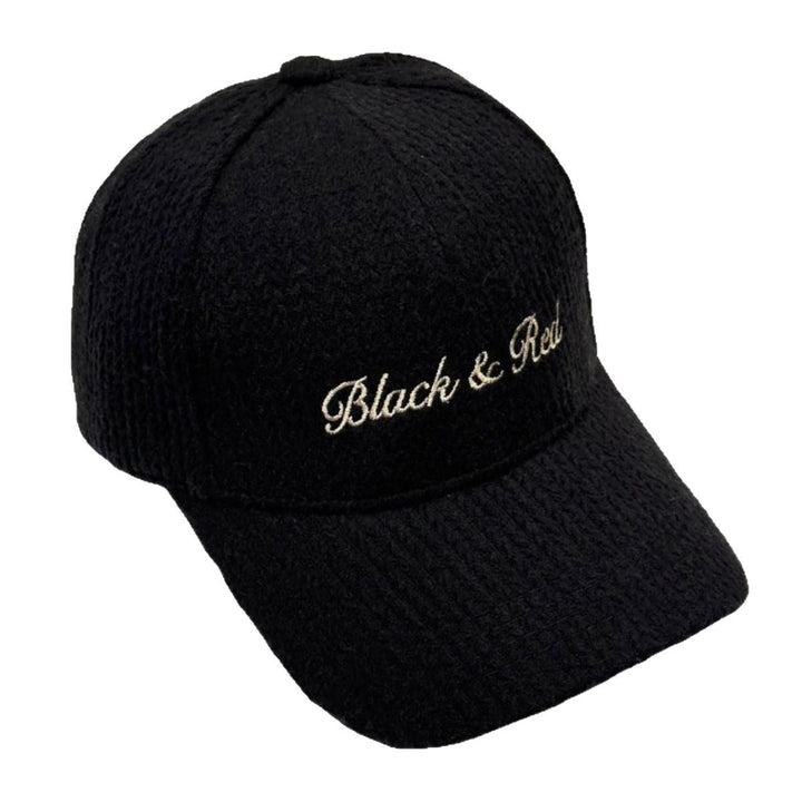 Women's Textured Knitted Baseball Cap Kalsten