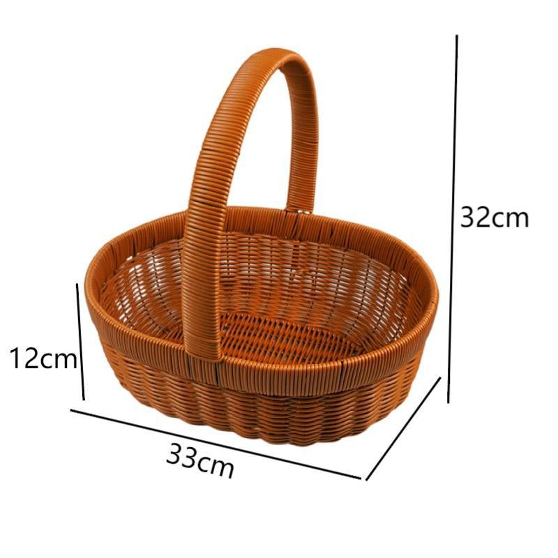 Handwoven Natural Storage Basket Kalsten
