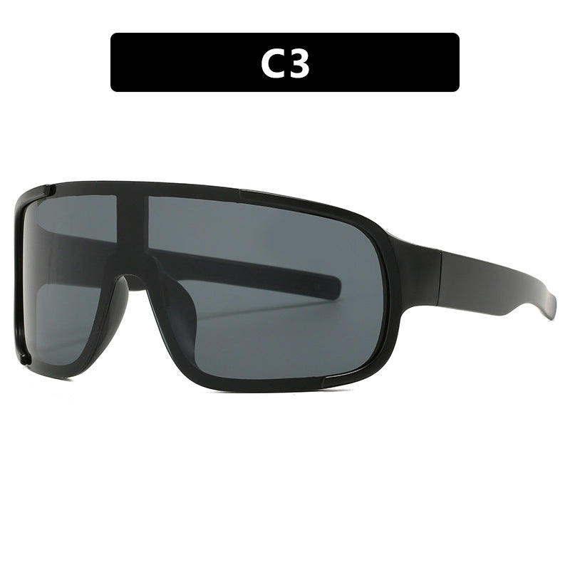 Women's sporty UV protection sunglasses with wide, aerodynamic shape Kalsten