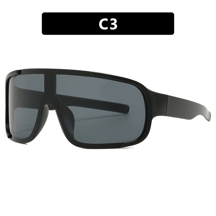 Women's sporty UV protection sunglasses with wide, aerodynamic shape Kalsten