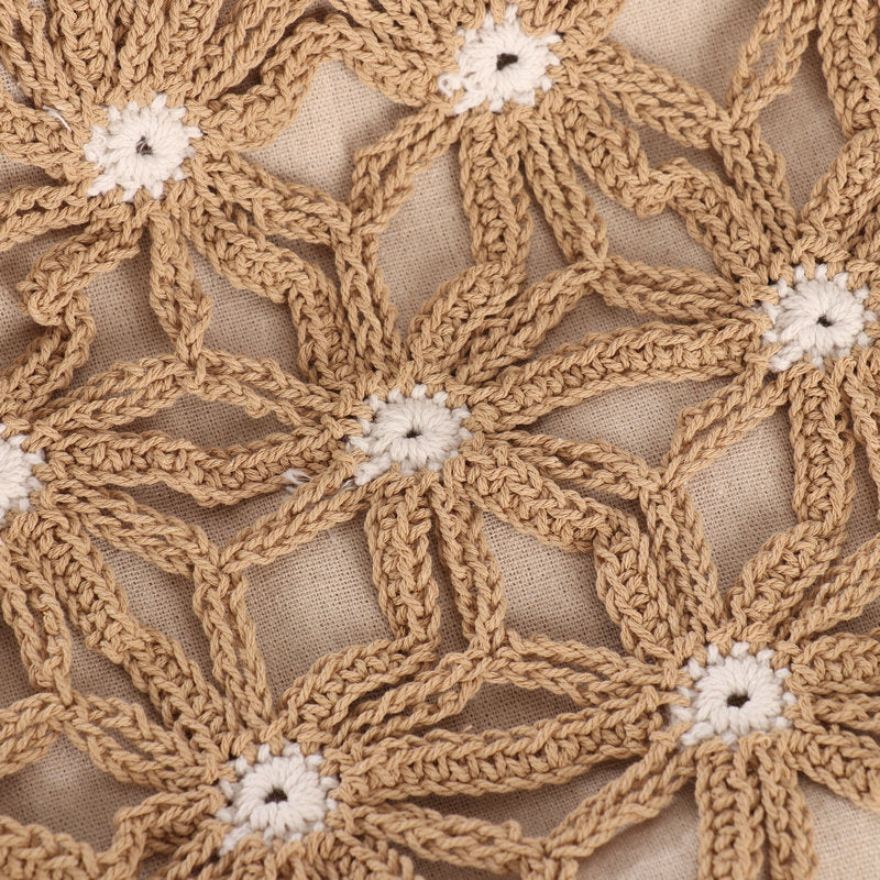 Handcrafted flower pattern shopper bag Kalsten