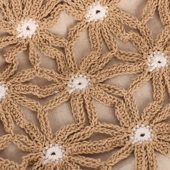 Handcrafted flower pattern shopper bag Kalsten
