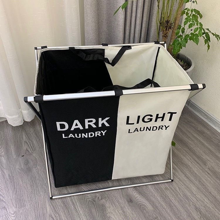 Laundry separation system with three compartments Kalsten