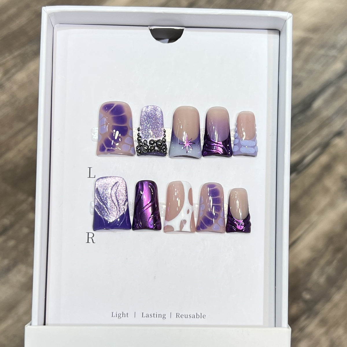 Reusable Press-On Nail Set Acalora