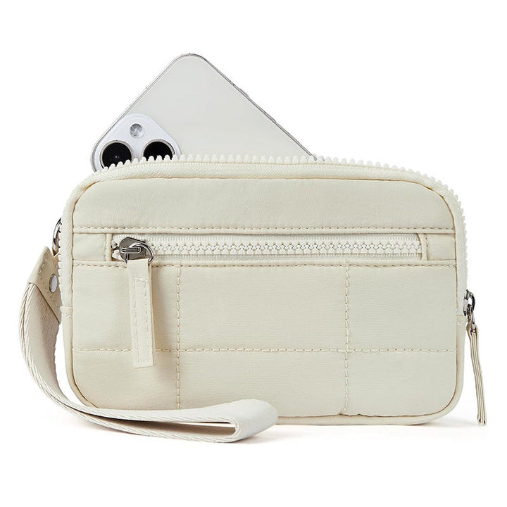 Practical wrist bag with zipper pockets Kalsten