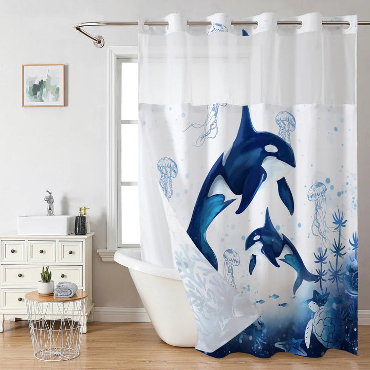 Artistic Floral Shower Curtain Kalsten