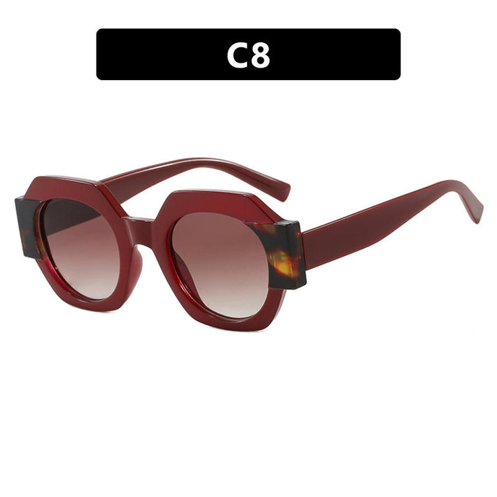 Ladies trendy sunglasses in hexagonal design Kalsten