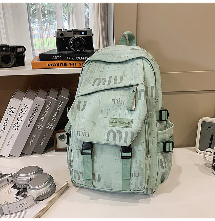 Fashionable Graphic Print School Backpack