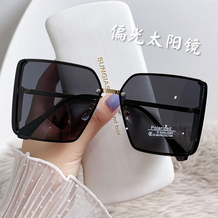 Women's oversized square sunglasses with polarized lenses Kalsten