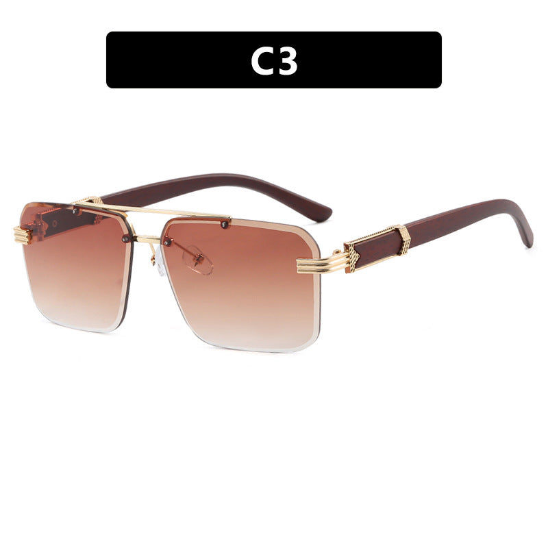 Women's geometric oversized sunglasses with trendy design and luxurious accents Kalsten