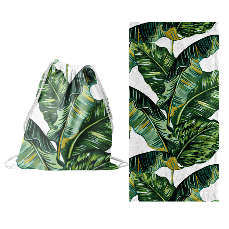 Sporty tote bag with floral design Kalsten