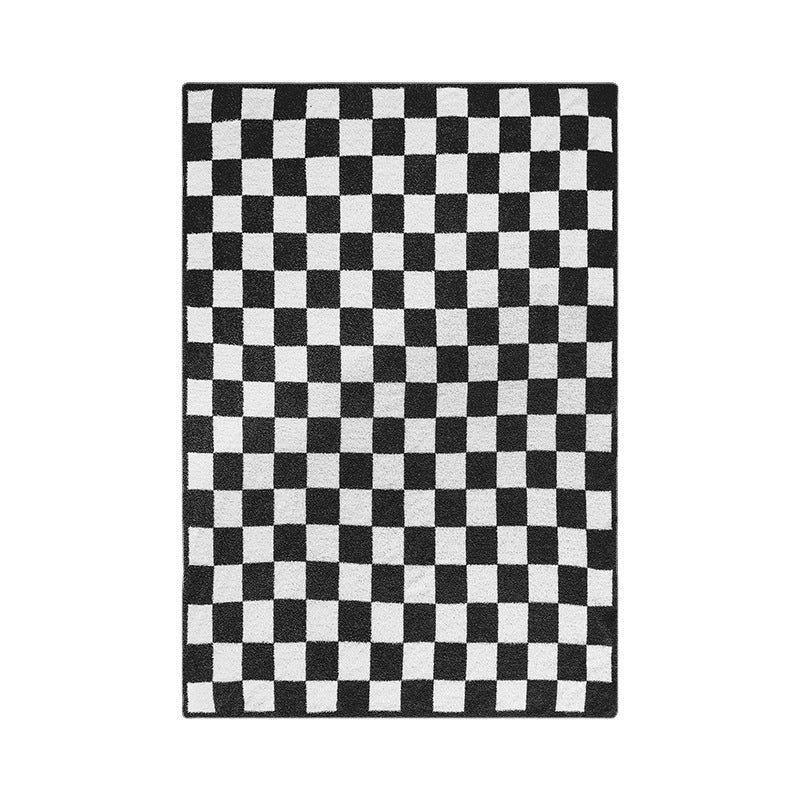 Unisex Cozy Checkerboard Fleece Blanket
