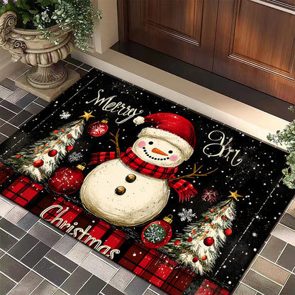 Festive Dog-Themed Entryway Mat Acalora