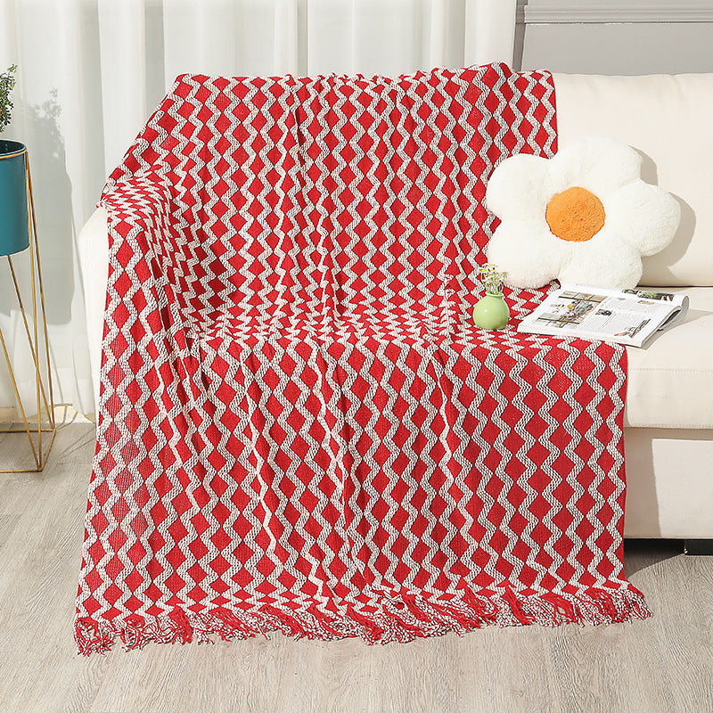 Ladies decorative throw blanket Kalsten