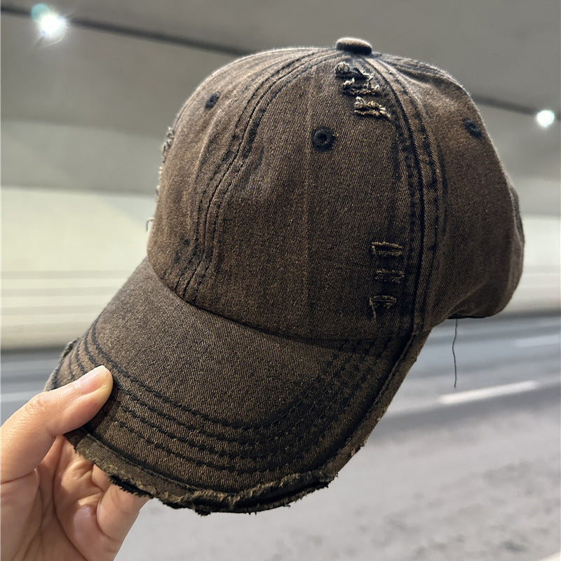 Women's Distressed Denim Baseball Cap Kalsten 1784084028