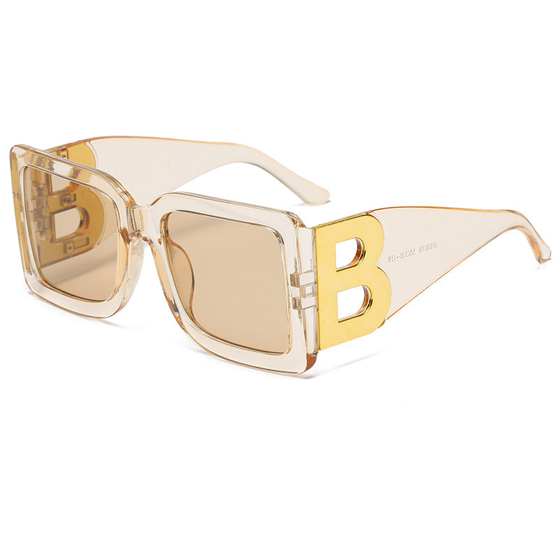 Women Oversized Sunglasses with Decorative Frame Kalsten