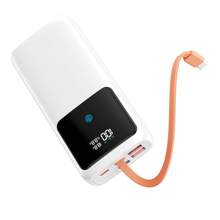 Power bank with LED display and integrated charging ports Kalsten