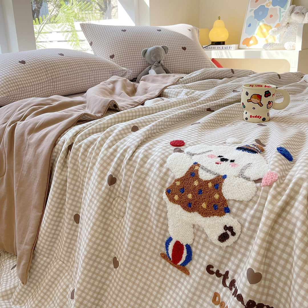 Women's cuddly blanket with cute bear design Kalsten
