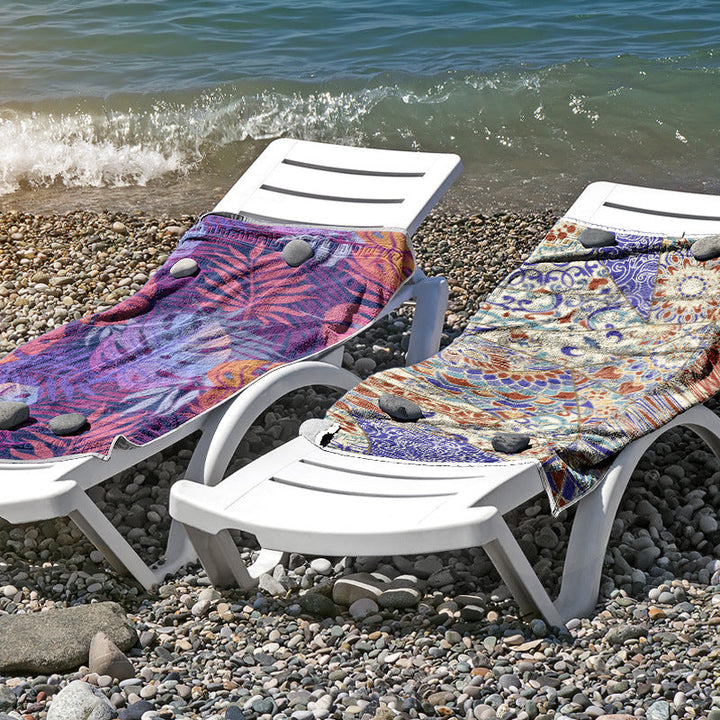 Beach towel made of skin-friendly microfiber with a creative pattern mix Kalsten