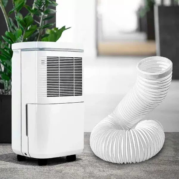 Unisex universal size universal flexible corrugated exhaust hose for portable air conditioner with reinforced intake collar and extendable length Kalsten