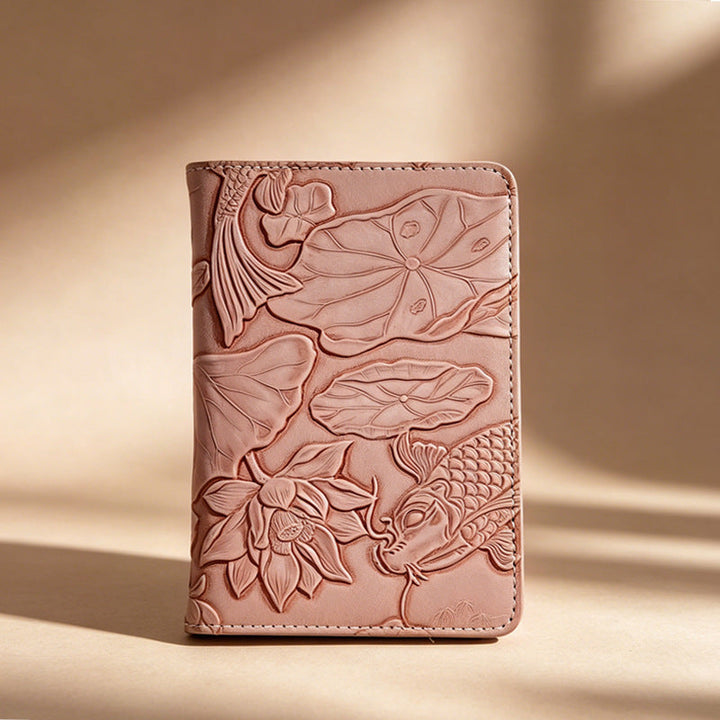 Women Faux Leather Wallet with Floral Embossing Kalsten