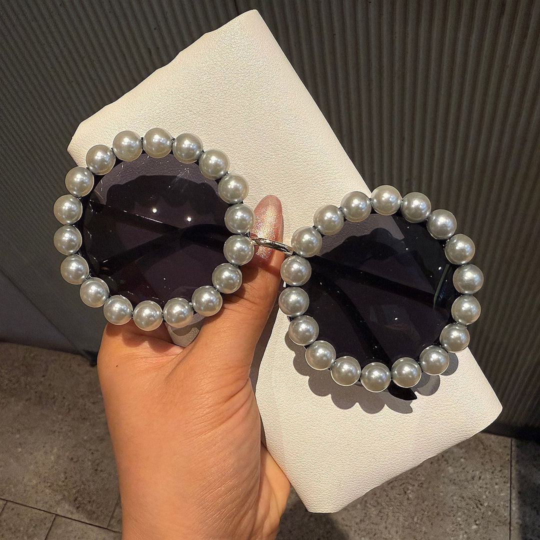 Women's elegant vintage sunglasses with pearl embellishment Kalsten