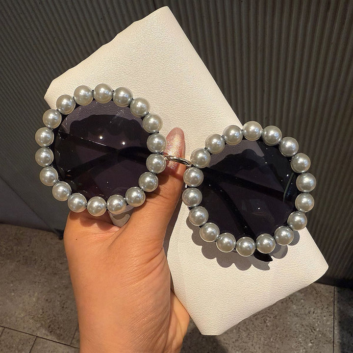Women's elegant vintage sunglasses with pearl embellishment Kalsten